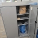 Steelcase Metal Silver 2 Door Storage Cabinet 36" x 18" x 52"